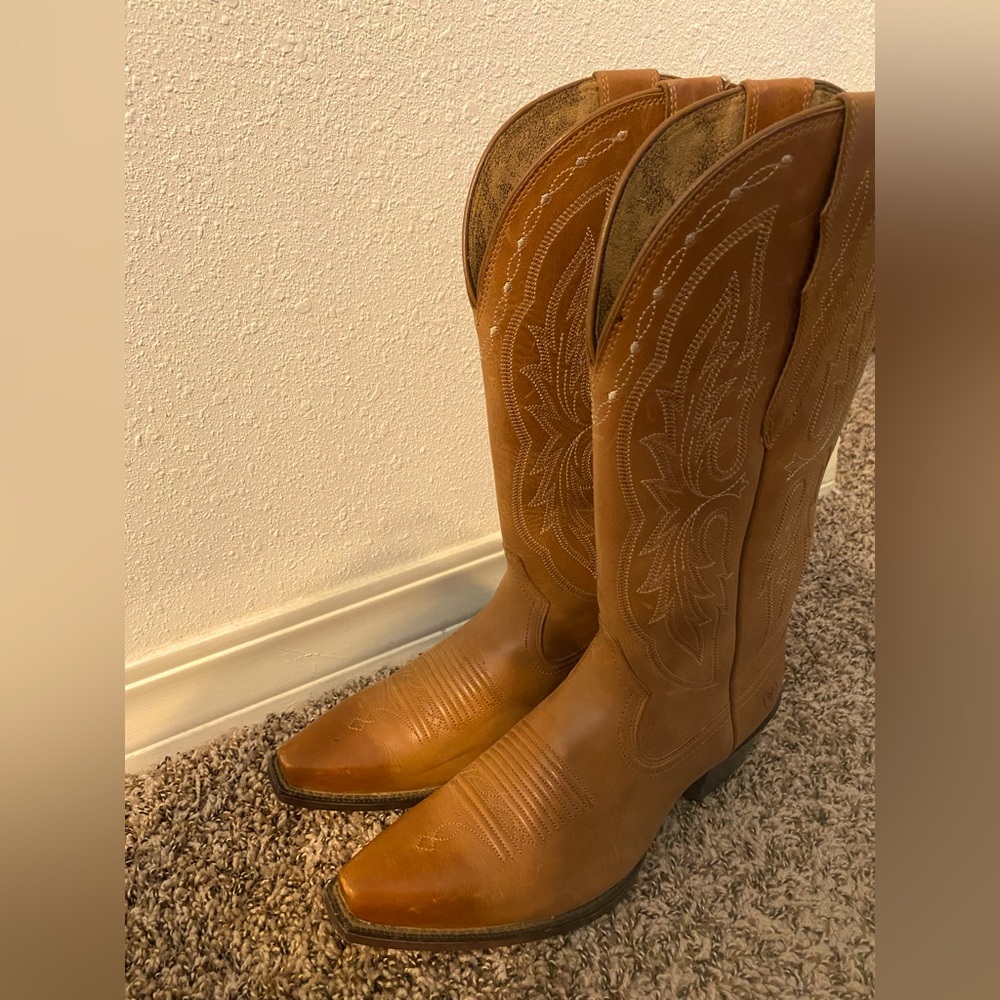 Heritage X Toe Elastic Wide Calf Western Boot Ariat